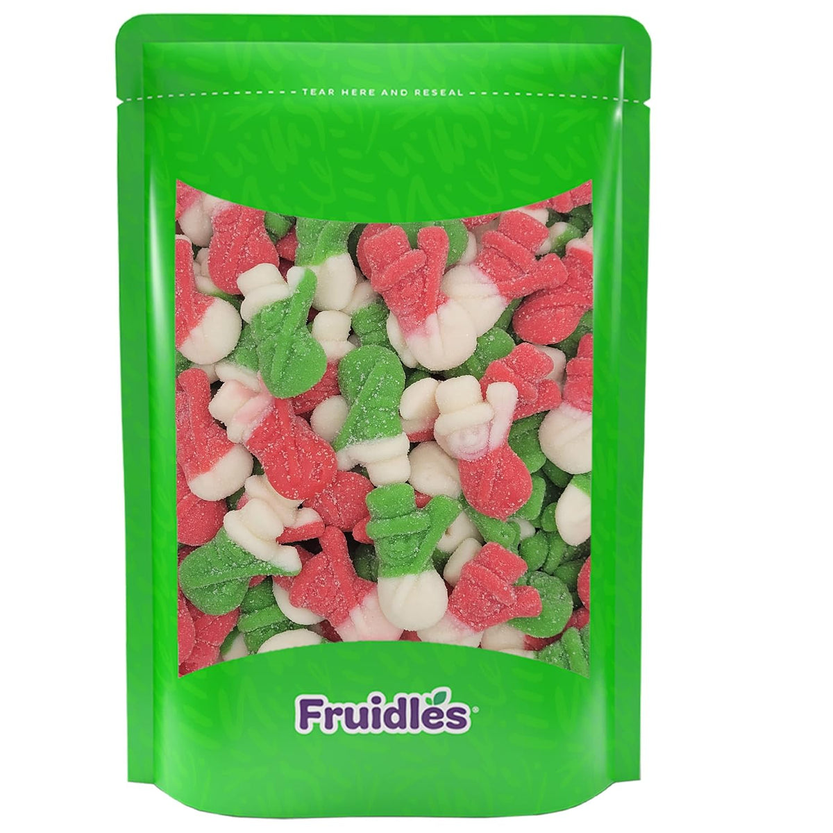 Fruidles Christmas Snowman Gummy Candy, Delicious Gummies, Fun and Festive Holiday Snacking (1 Pound)