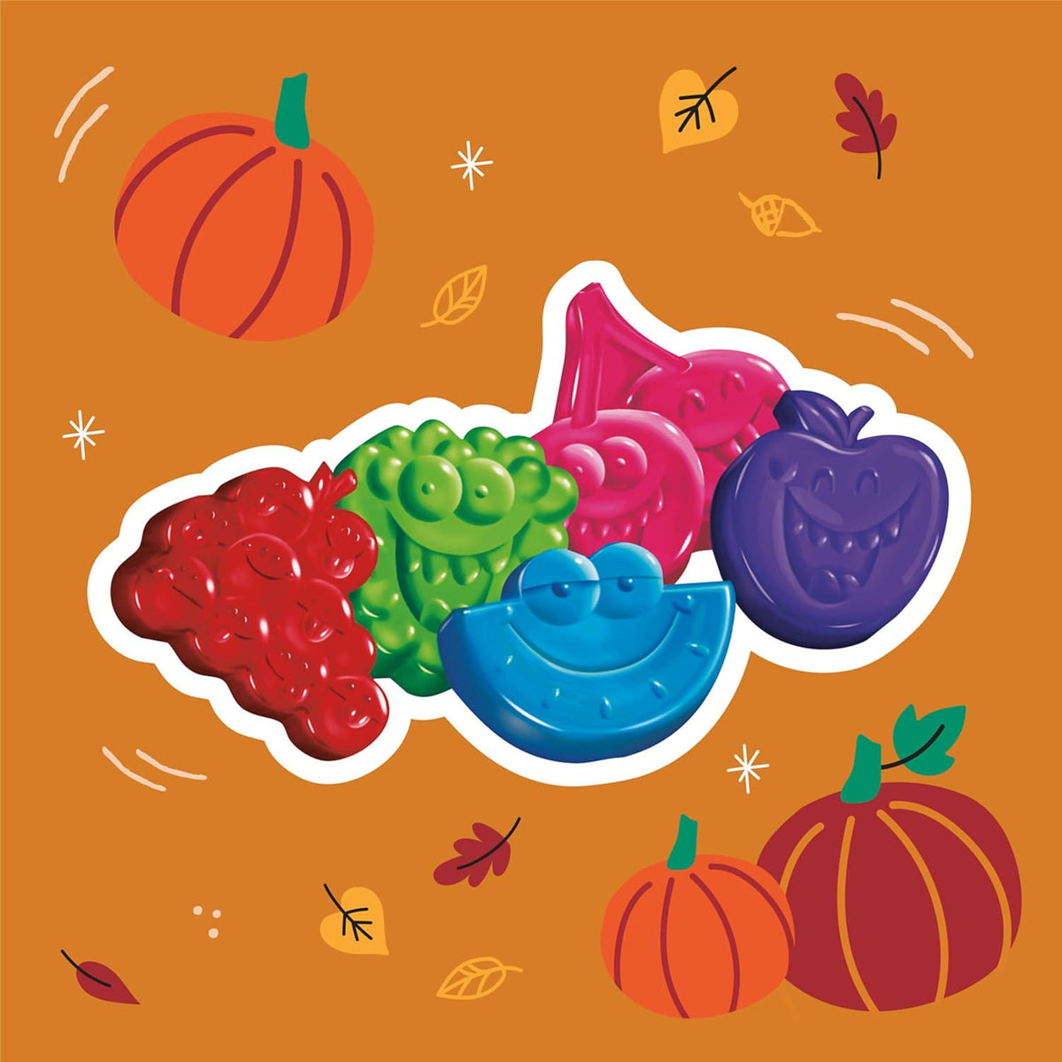 Jolly Rancher Trickies Gummy Halloween Candy Minis, Assorted Fruit, 9.2 Oz