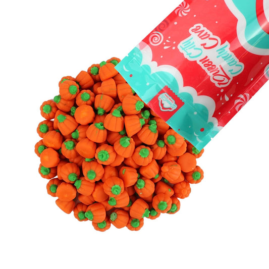 Pumpkin Shaped Mellowcreme Candy Corn, Autumn Candy Pumpkins Bulk Bag, 1 Lb