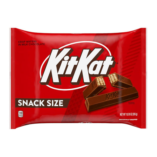 KIT KAT Milk Chocolate Wafer Snack Size, Easter Candy Bag, 10.78 Oz