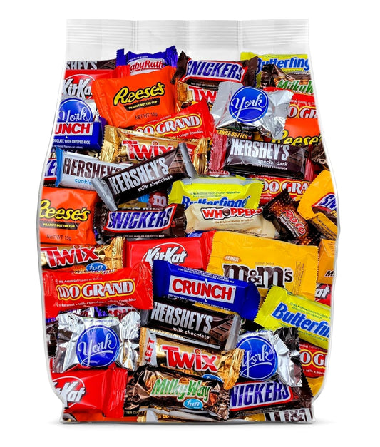 Assorted Chocolate Candy Variety Pack - Bulk Chocolate Candy Individually Wrapped - 2 Pounds