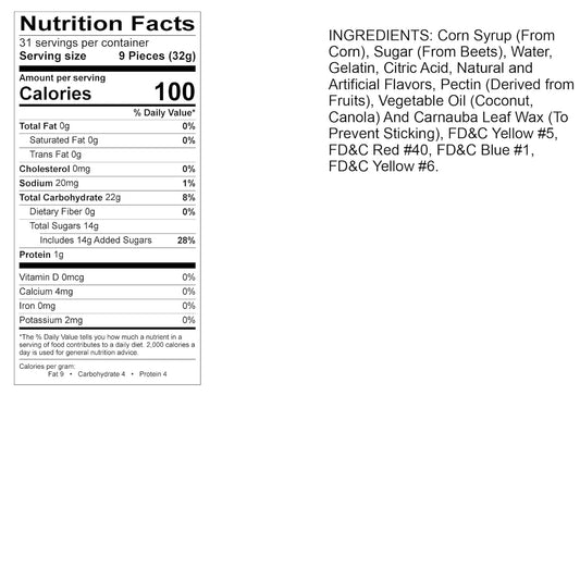 Albanese World's Best 12 Flavor Gummi Bears | 36Oz Bag of Gummy Candy | Cherry, Blue Raspberry, Mango and More