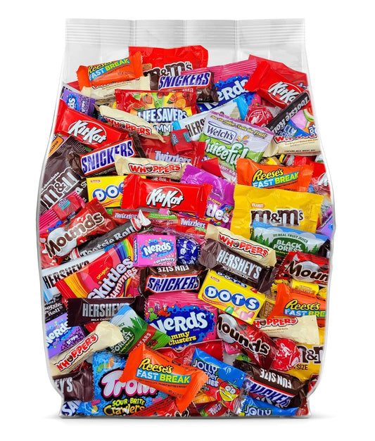 Assorted Chocolate and Candy Variety Pack Bulk - Bulk Candy Individually Wrapped - 2 Pound Bag of Candy