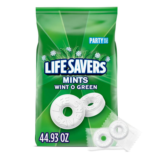 Mars Lifesavers Wint-O-Green Breath Mints Hard Candy, 44.93 Oz