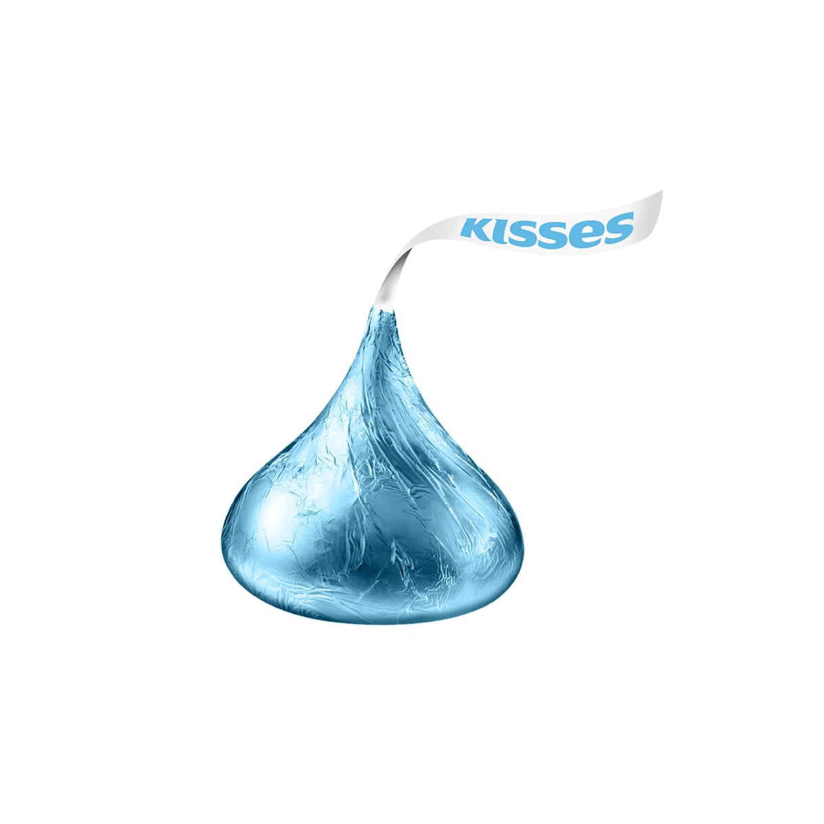 HERSHEY'S KISSES Milk Chocolate Candy Bulk Bag, Blue Foils, 60 Oz