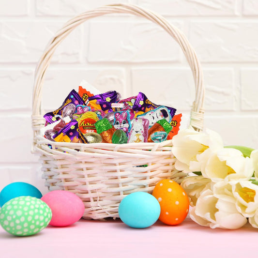 Bulk Easter Chocolate Candy Mix - 4 Pound Assorted Individually Wrapped Chocolate Candies Variety Pack for Easter