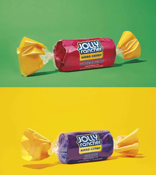 Jolly Ranchers Hard Candy Assorted - 2 LB Bulk Bag (Approx. 150 Pieces) - Fruit-Flavored Party Treats