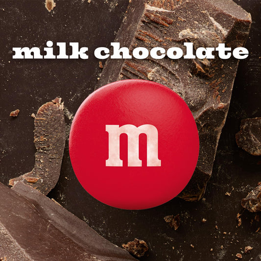 M&M'S Milk Chocolate Bulk Candy Jars, Assorted Chocolate Candies, Party Size Bulk, 25.5 Ounces Each (Pack of 2)