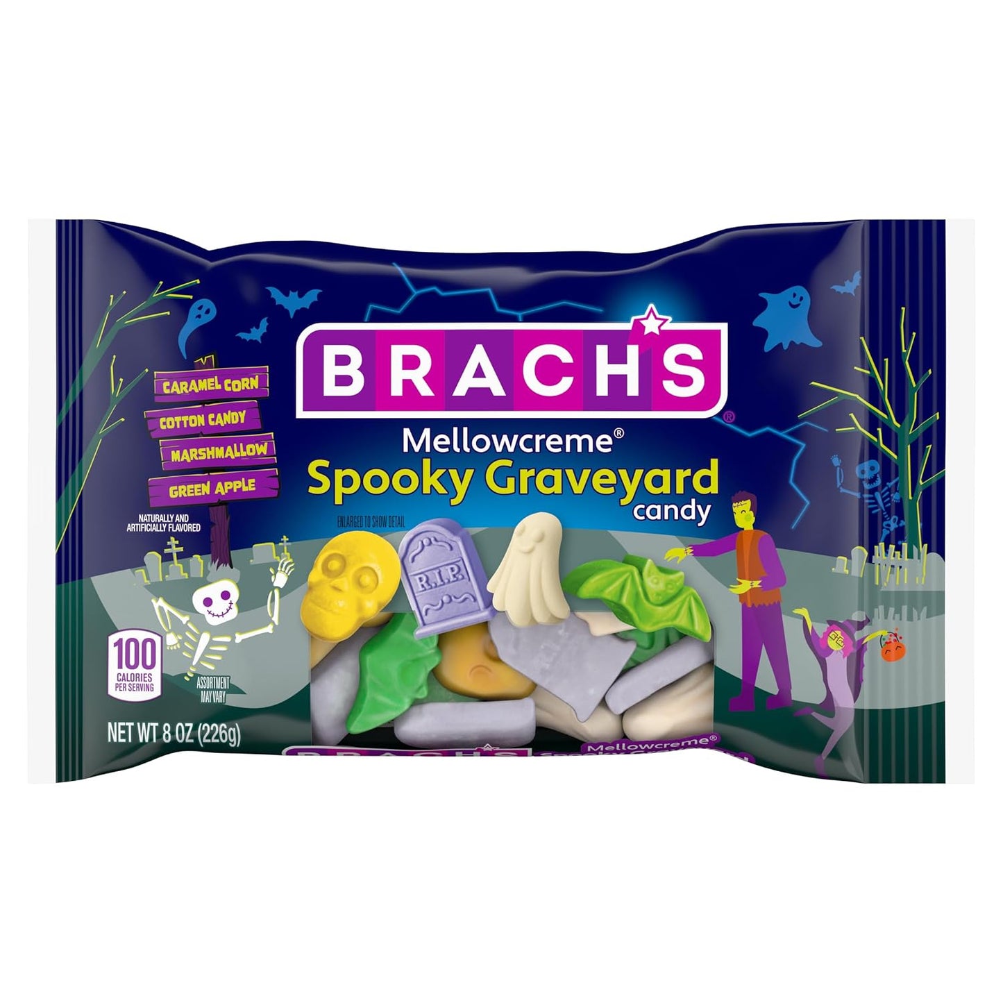 Brach's Halloween Spooky Graveyard Mellowcreme 8 Oz