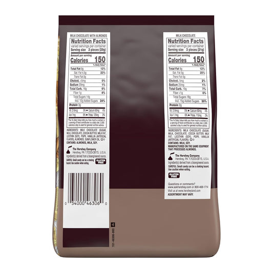 HERSHEY'S NUGGETS Assorted Chocolate Candy Variety Party Pack, 26 Oz