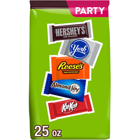 Hershey Assorted Chocolate Flavored Candy Variety Party Pack, 25 Oz