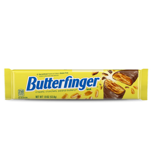 Butterfinger Full Size Candy Bar, 36 Count, Crispety Crunchety Peanut-Buttery