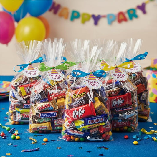 Assorted Chocolate Bulk Candy Variety Pack - Bulk Chocolate Candy Individually Wrapped - 8 Pound Box of Candy