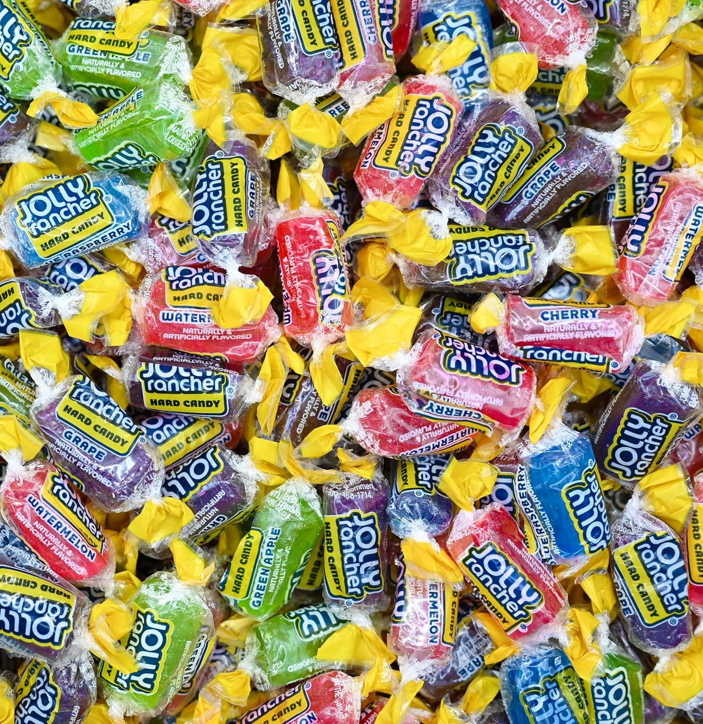 Jolly Ranchers Hard Candy Assorted - 2 LB Bulk Bag (Approx. 150 Pieces) - Fruit-Flavored Party Treats