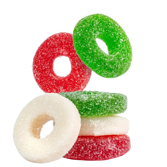 Fruidles Christmas Gummi Wreaths, Delicious Gummy Candy, Fun and Festive Holiday Snacking (1 Pound)