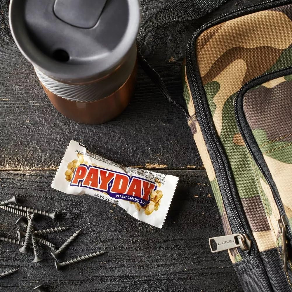 Payday Fun Size Candy Bars - 40 Individually Wrapped Candy Bars