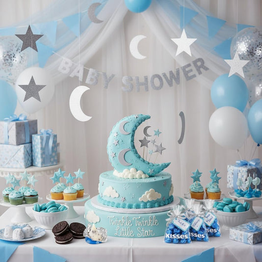 Cookies and Cream Kisses Bulk Candy 200 Pieces - Bulk Chocolate Individually Wrapped Blue Kisses - 2 Pounds