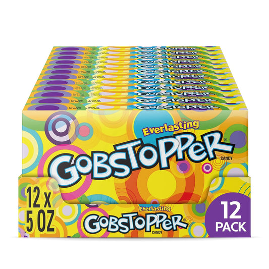 Gobstoppers Everlasting Jawbreaker Hard Candy, Theater Box, 5 oz, 12 Ct