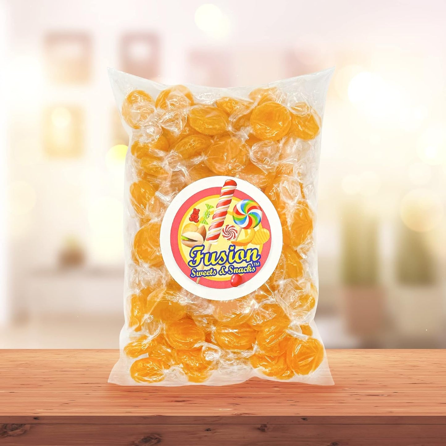 Butterscotch Hard Candy - 2LB Bag of Individually Wrapped Butter Scotch Bulk Candy