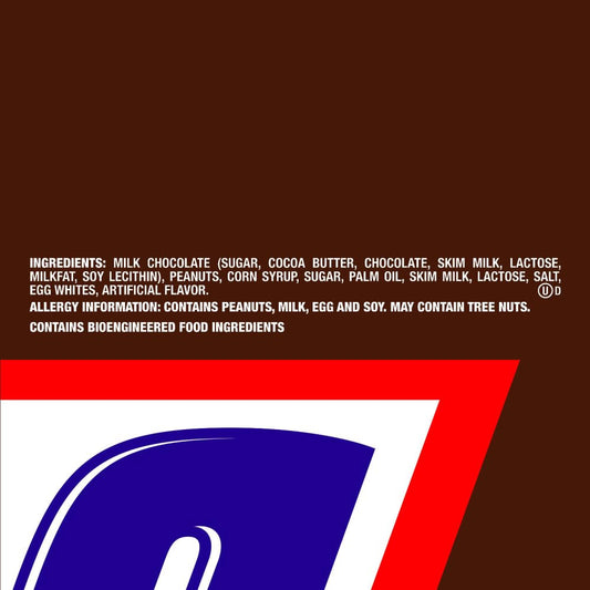 SNICKERS Full Size Milk Chocolate Candy Bars, 11.16Oz Bag, 6 Bars per Bag