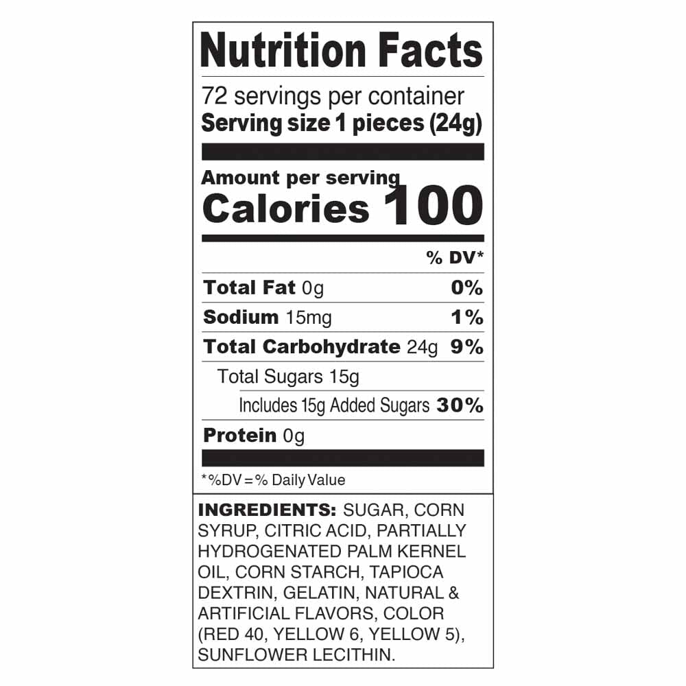 Spangler Candy Original Starburst Lollipops - 72 Count Display Box