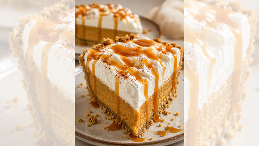 Pumpkin Caramel Cream Pie