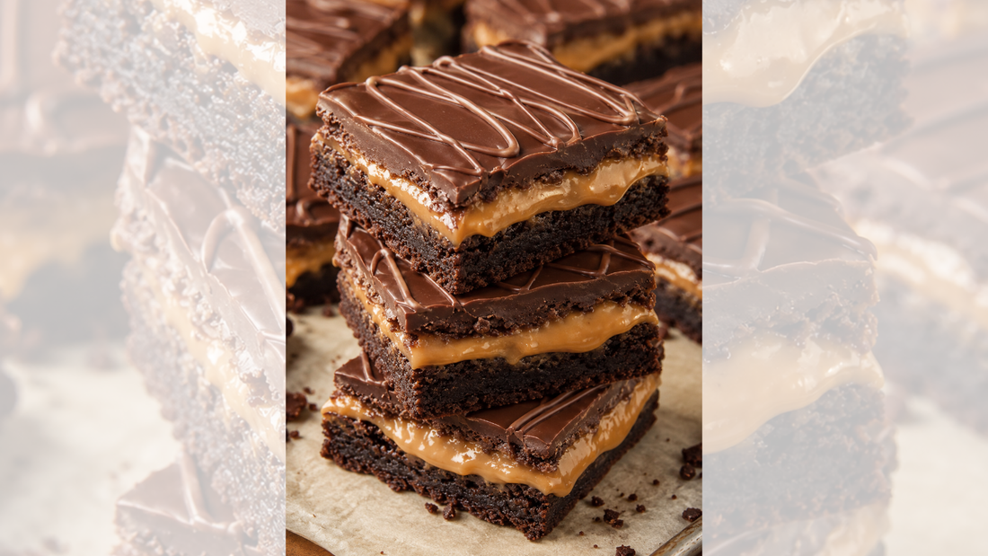 Peanut Butter Fudge Brownie Bars