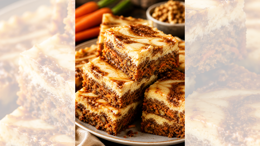 Carrot Cake Cream Cheese Bars