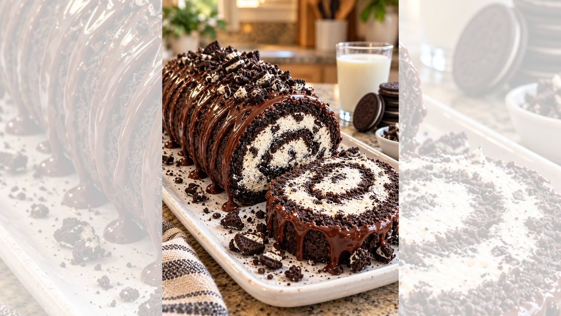 No-Bake Oreo Cream Roll Recipe