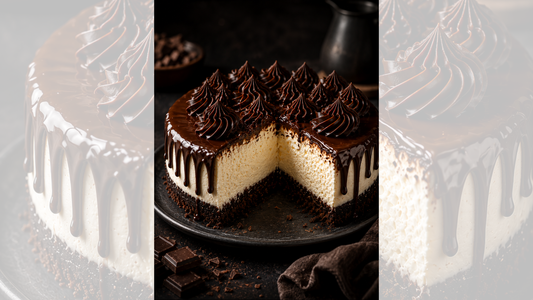 Boston Chocolate Cream Pie Cheesecake