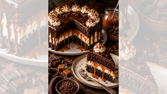 Caramel Chocolate Layer Cake