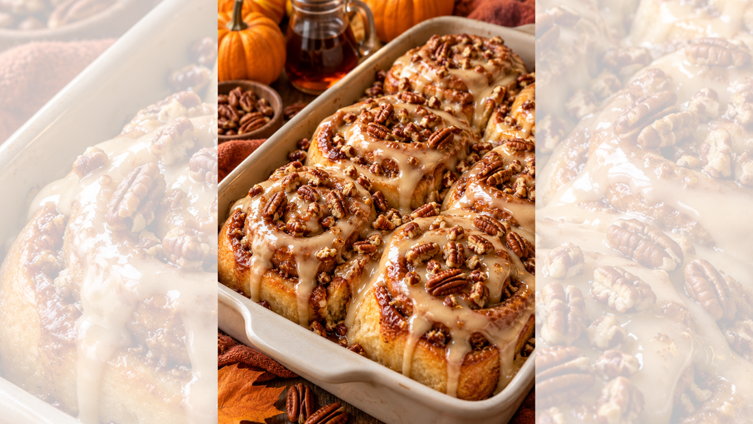 Maple Pecan Cinnamon Rolls Recipe