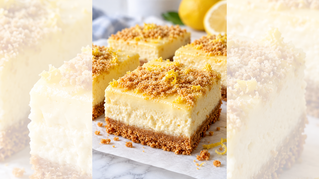 Italian Lemon Mascarpone Cheesecake Bars