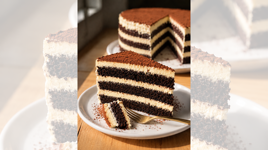 Chocolate Tiramisu Layer Cake