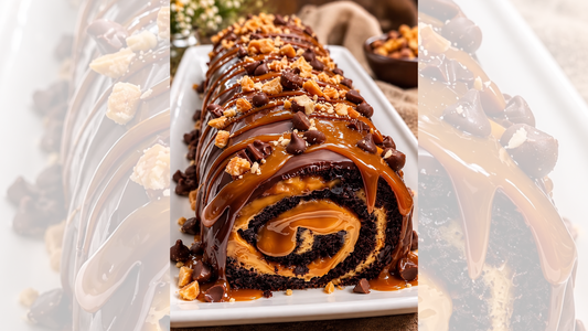 Chocolate Dulce de Leche Caramel Roll