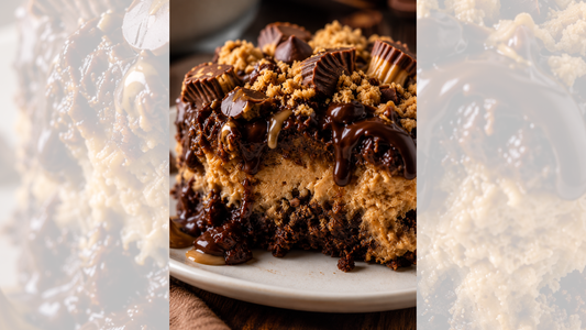 Peanut Butter Cups Dump Cake