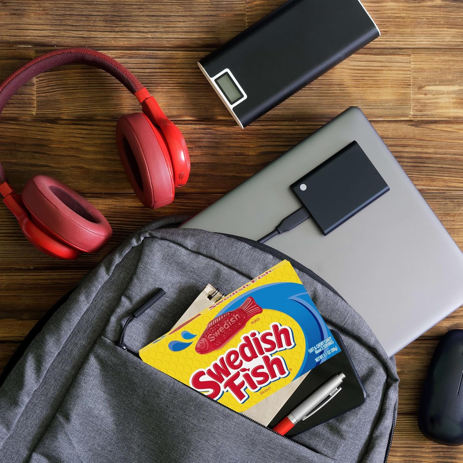 SWEDISH FISH Soft & Chewy Candy, Easter Candy, 12 - 3.1 Oz Boxes