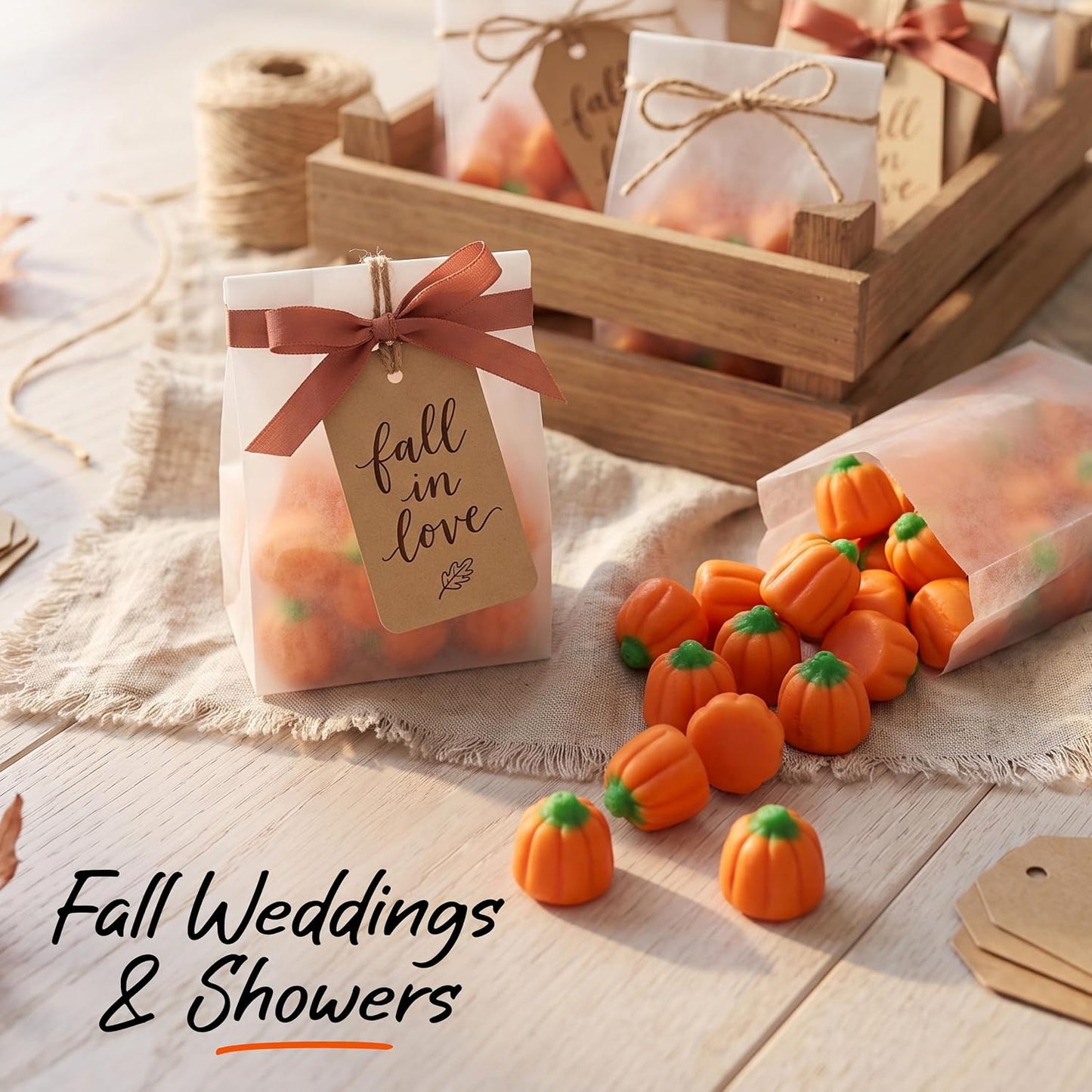 Pumpkin Candy 24 Oz - Mello Creme Pumpkins for Halloween and Fall