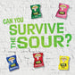 WARHEADS - Extreme Sour Hard Candy - Sour Apple, Black Cherry, Blue Raspberry, Lemon & Watermelon Flavors - 2 Oz. Bag