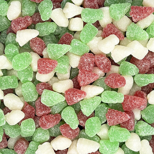 Fruidles Christmas Holiday Jelly Mix Fruit Gummi Candy, Delicious Holiday Shaped & Flavored Gummies (2 Pounds)