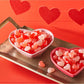 Bulk Heart Shaped Jelly Beans Valentine’s Day Candy 3 Pound - Assorted Fruit Flavors, Festive Red & Pink Candy Hearts