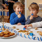 Hanukkah Dreidel Ring Shape Candy Lollipop Dreidels Blue Raspberry 18 Pops