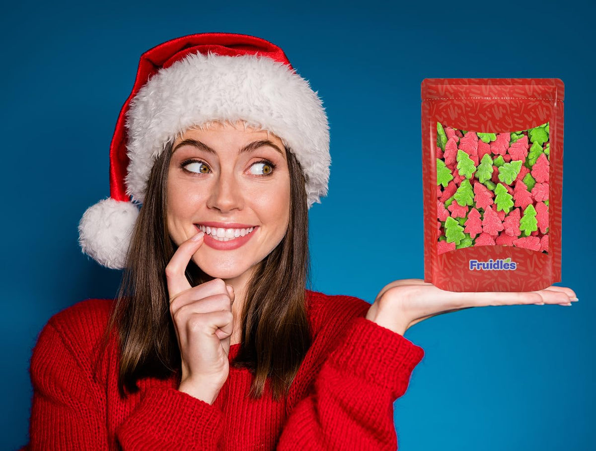 Fruidles Christmas Tree Gummies Candy, Delicious Gummy Candy, Fun and Festive Holiday Snacking (2 Pounds)