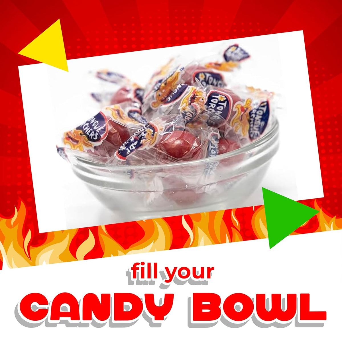Cinnamon Jawbreakers, Individually Wrapped Hot Cinnamon Candy, 1 Lb Bag