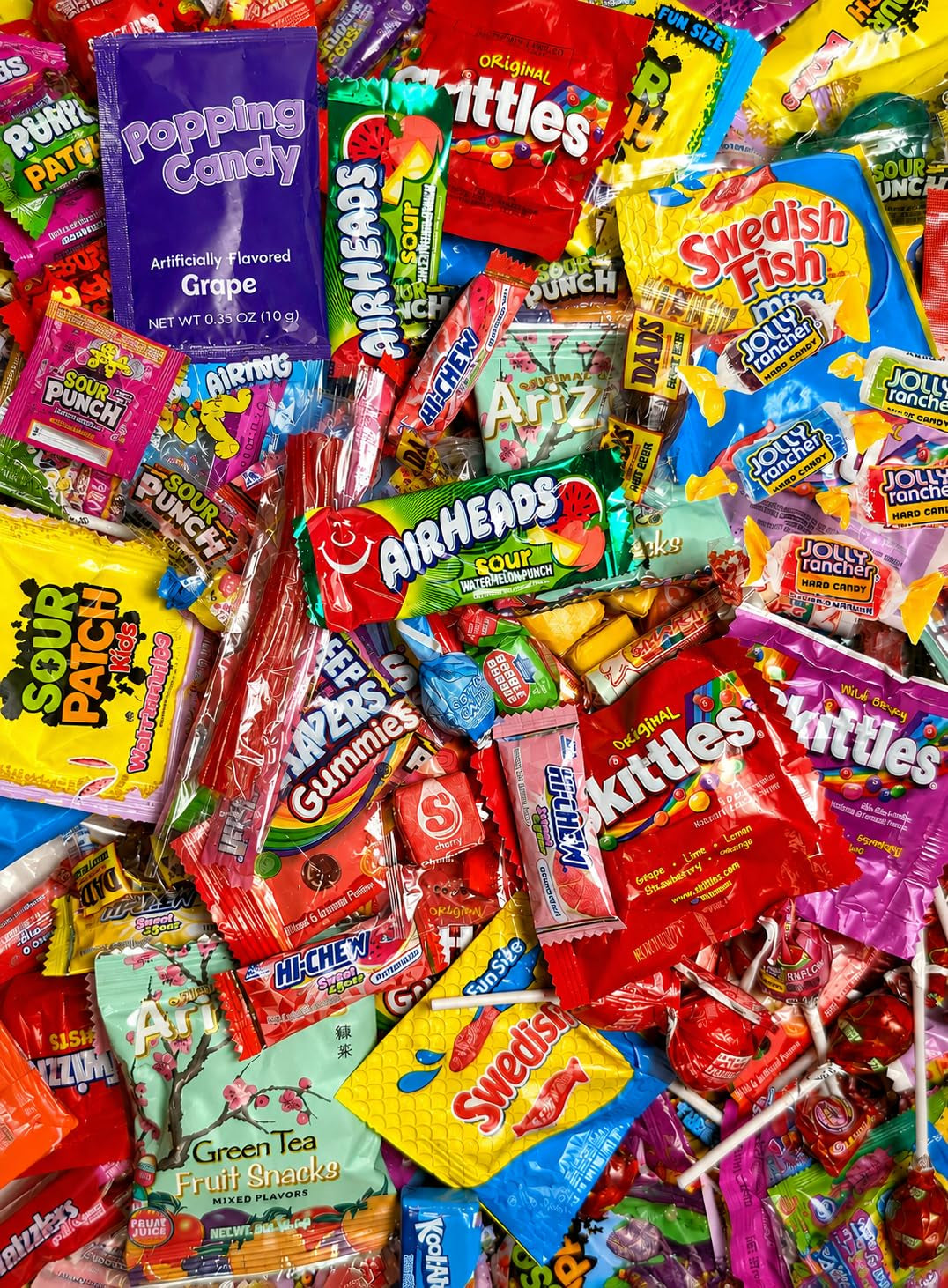 Candy Variety Pack - Assorted Candy Party Mix - 4 LB Bag - Sweets Assortment - Bulk Individually Wrapped - Pinata Candies - Mixed Candies - Queen Jax - Deluxe Mix - July 4Th
