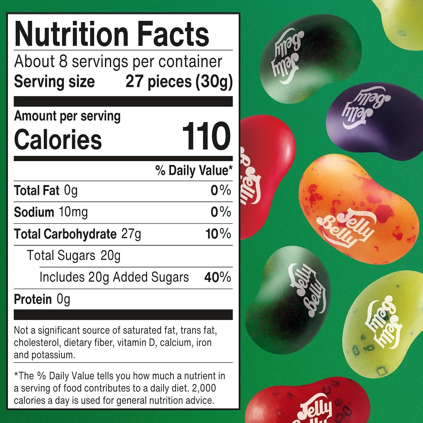 Jelly Belly Farmstand Fruit Jelly Bean Collection - 8 Oz Pouch Bag