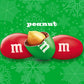 M&M'S Peanut Christmas Candy, Chocolate Christmas Stocking Stuffers, Red and Green Candy Bulk 38 Oz Bag