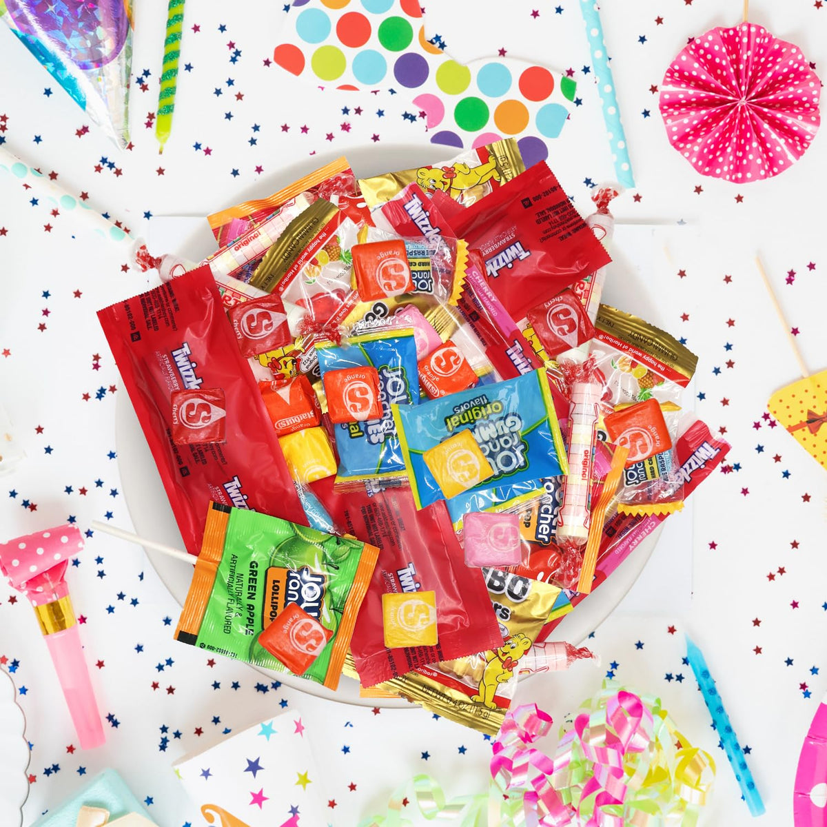 Bulk Candy Variety Pack - 3 Lb Large Assorted Individually Wrapped Party Candies Mix