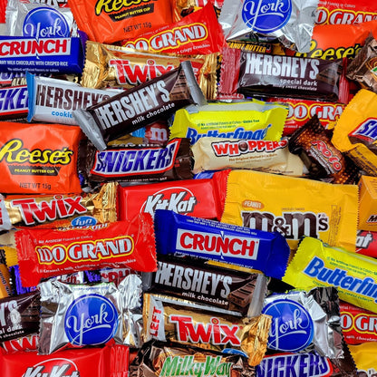 Assorted Chocolate Bulk Candy Variety Pack - Bulk Chocolate Candy Individually Wrapped - 8 Pound Box of Candy