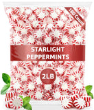 Starlight Peppermint Candy 180 Count, 2 Lb Bag, Old Fashioned Peppermints